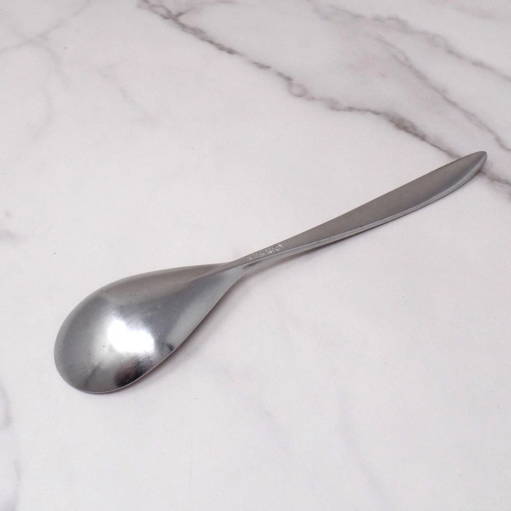 Vintage Wusthof Dreizack Pamir Stainless Steel MCM Flatware, Soup / Place Spoon